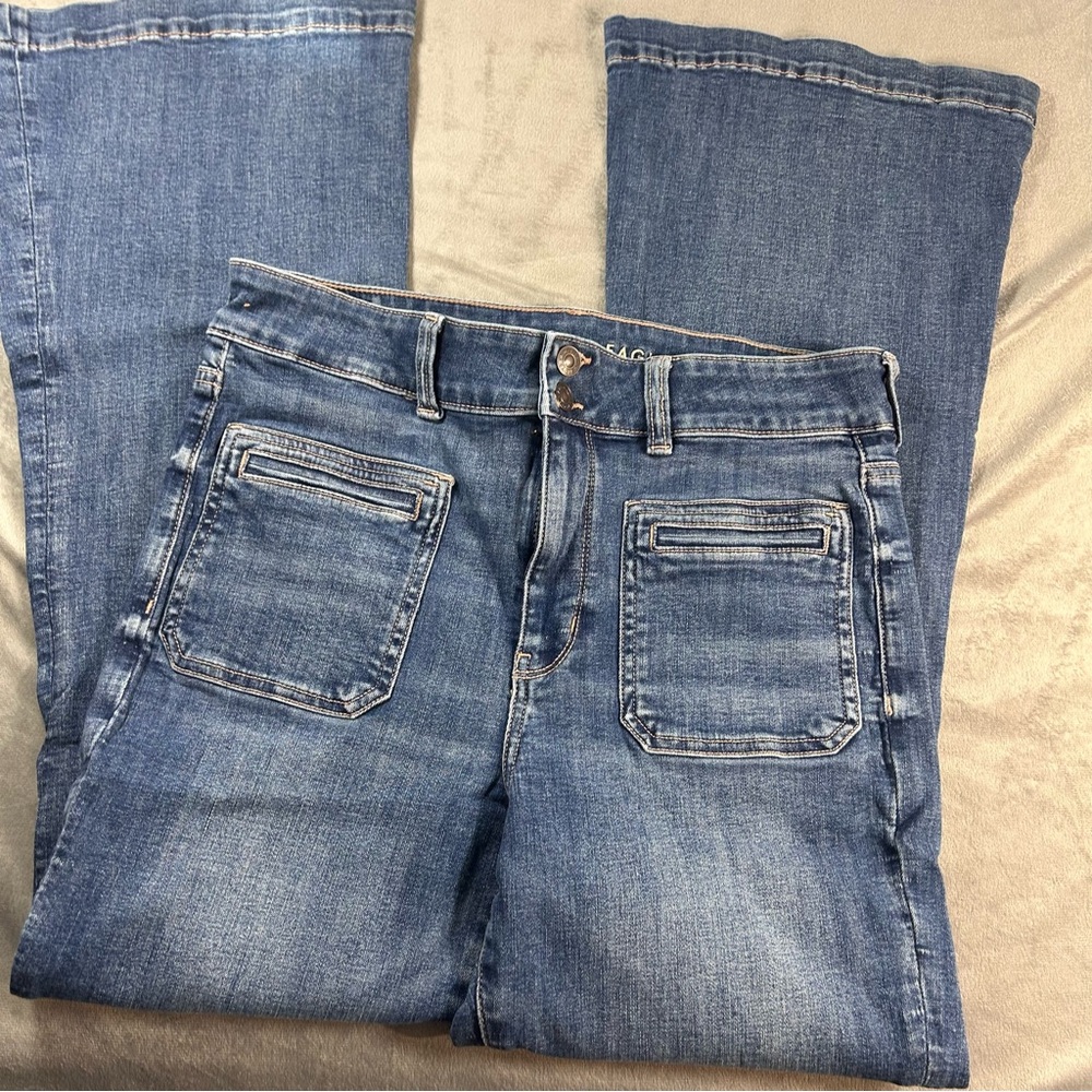 American Eagle Outfitters Women’s Blue Denim Jeans - Picture 3 of 7